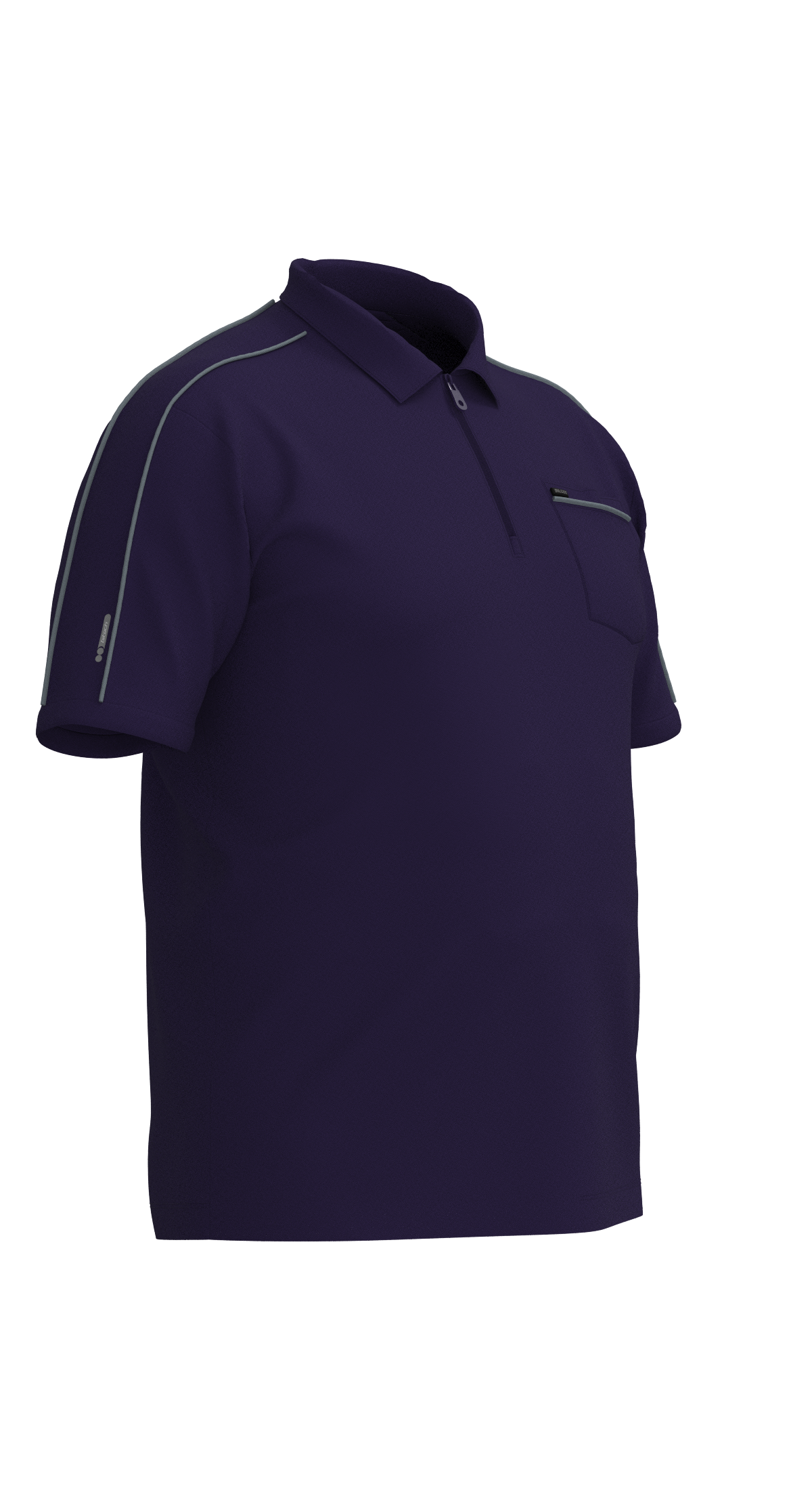 Erkek Lacivert Büyük Beden Polo Yaka Tişört | 4192 - BİLCEE (1)