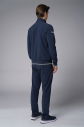 Erkek Lacivert Dik Yakalı Likralı Pamuklu Eşofman Takımı | 3973 - 5
