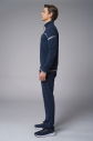 Erkek Lacivert Dik Yakalı Likralı Pamuklu Eşofman Takımı | 3973 - 8
