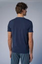 Erkek Lacivert Pamuklu Bisiklet Yaka Spor ve Günlük Pamuklu Tişört | 2374 - 6