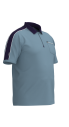 Erkek Mavi Büyük Beden Polo Yaka Tişört | 4192 - 2