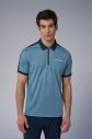 Erkek Mavi Polo Yaka Tişört | 4193 - 9