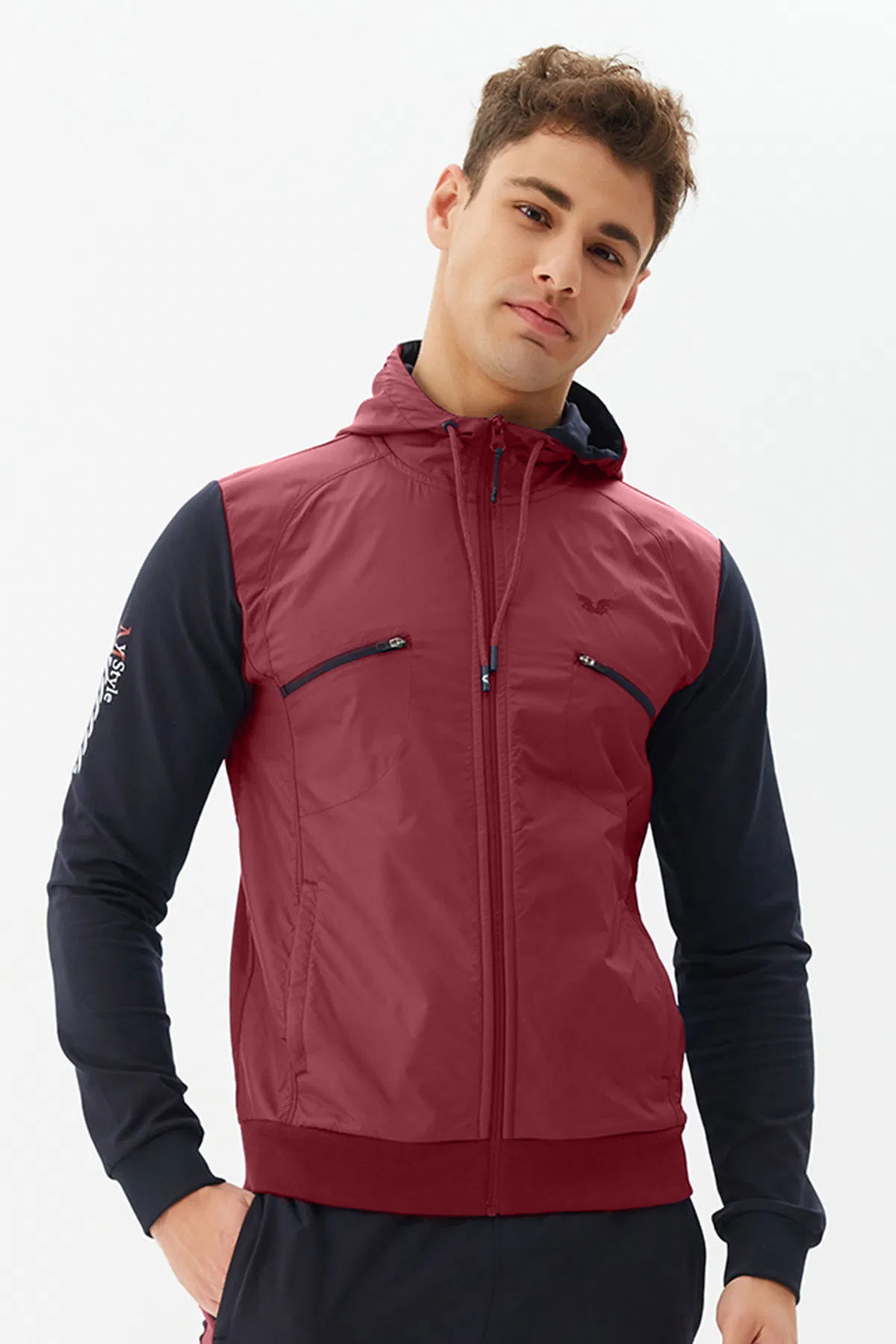 Erkek Rumba Kapüşonlu Dokumalı Eşofman Üstü | 2006 - BİLCEE