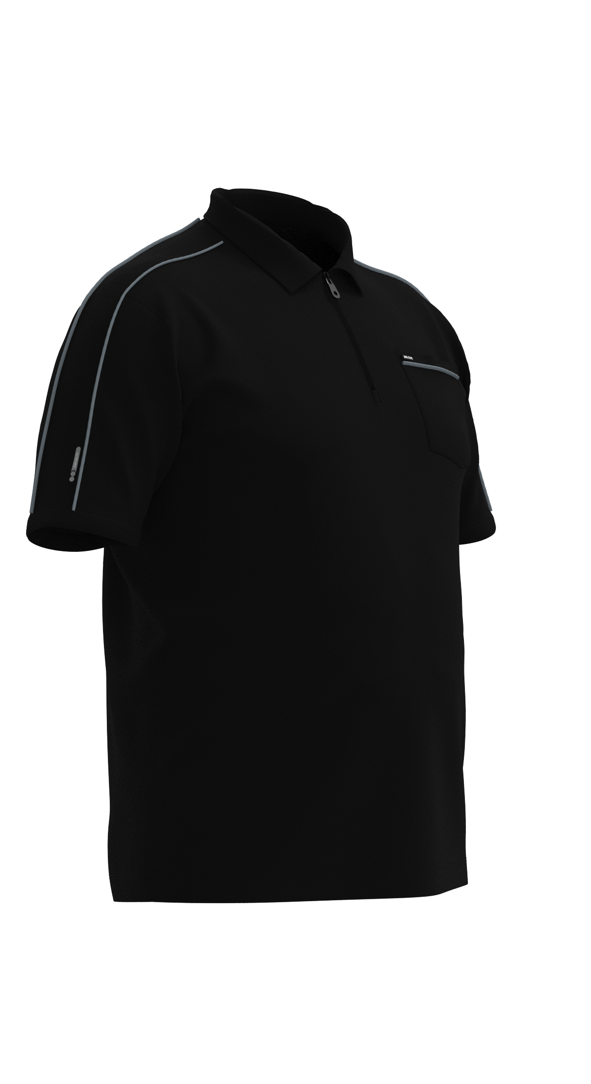 Erkek Siyah Büyük Beden Polo Yaka Tişört | 4192 - BİLCEE (1)