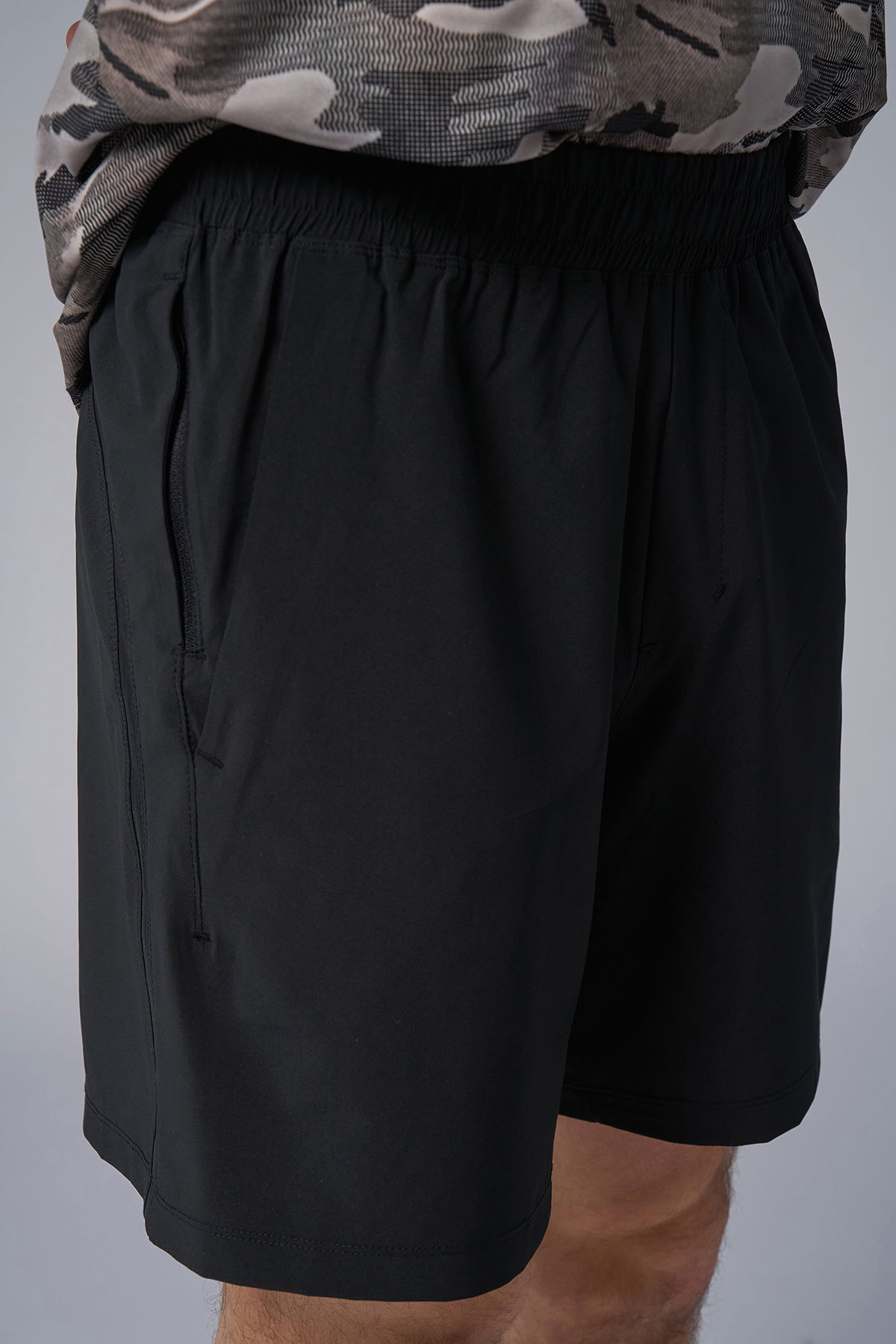 Erkek Siyah İnce Hafif Antrenman Şort | 3935 - BİLCEE (1)