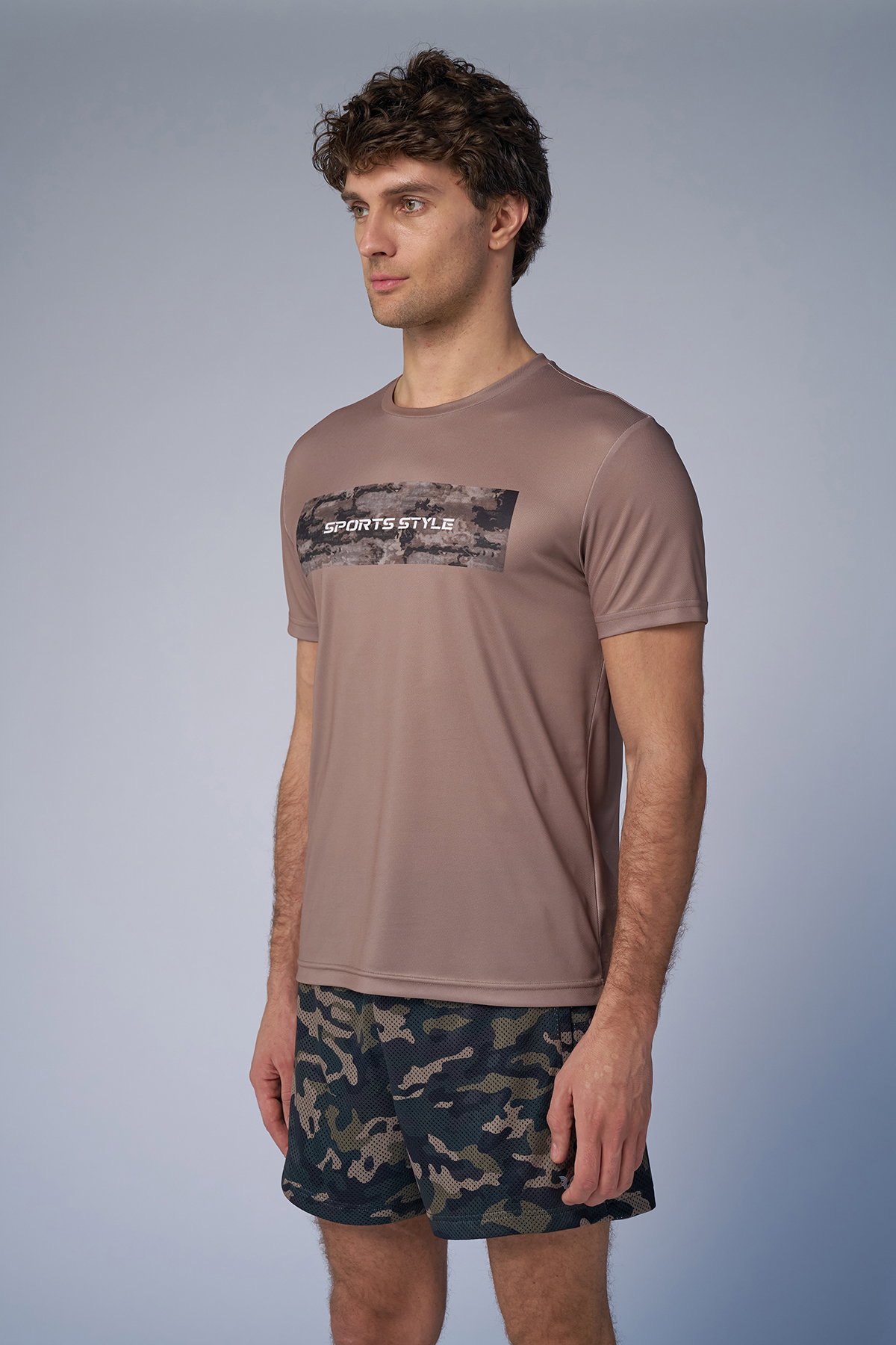 Erkek Toprak Antrenman Tişört | 4519 - BİLCEE