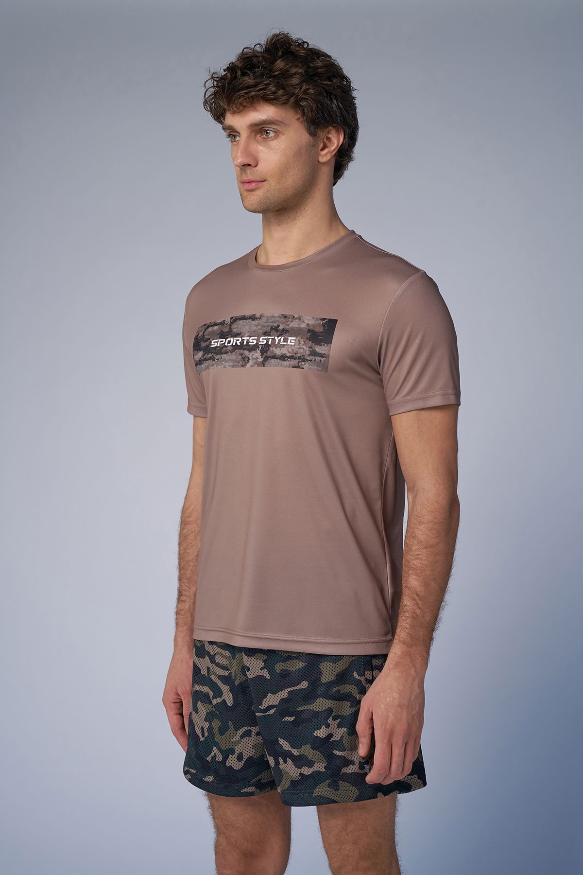 Erkek Toprak Antrenman Tişört | 4519 - BİLCEE