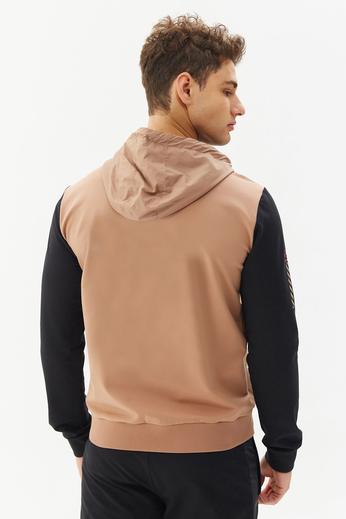 Erkek Toprak Kapüşonlu Dokumalı Eşofman Üstü | 2006 - BİLCEE (1)