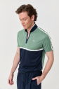 Erkek Yeşil Polo Yaka Antrenman Tişört | 1760 - 7
