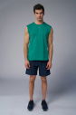 Erkek Yeşil Training Pamuklu Atlet | 3921 - 4