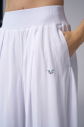Kadın Beyaz İpeksi Kumaşlı Palazzo Baggy Bol Pantolon | 4034 - 2