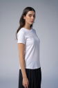 Kadın Beyaz Geometrik Droplu Tişört | 4176 - 8
