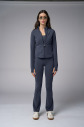 Kadın Carbon Slim Fit Sporcu Ceketi 4187 - 4