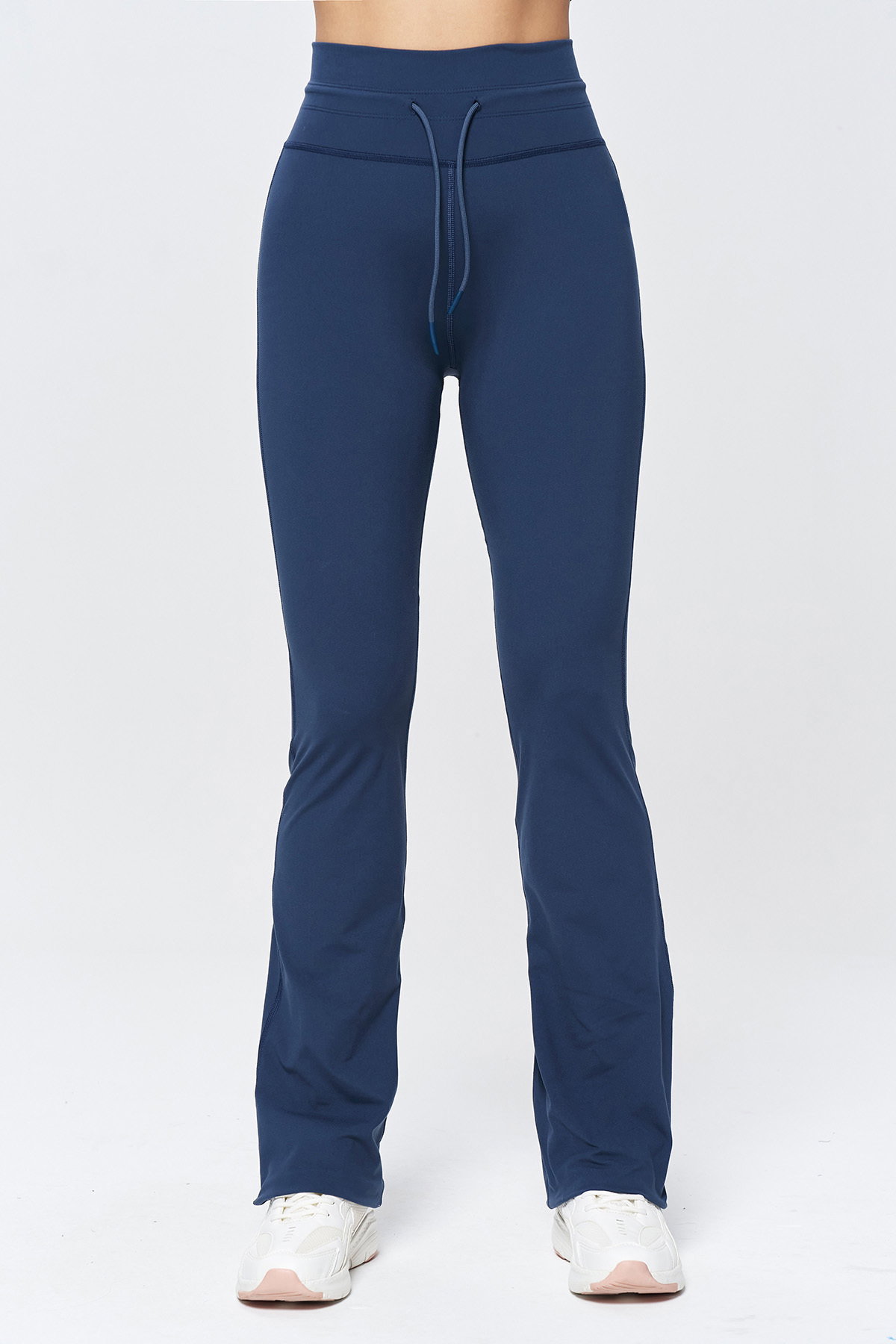 Kadın Carbon Yüksek Bel Flare Yumuşak Dokulu Tayt Pantolon | 9909 - BİLCEE (1)