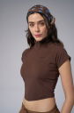 Kadın Coffy Kısa Kollu Yakalı Sörf Body | 4059 - 10