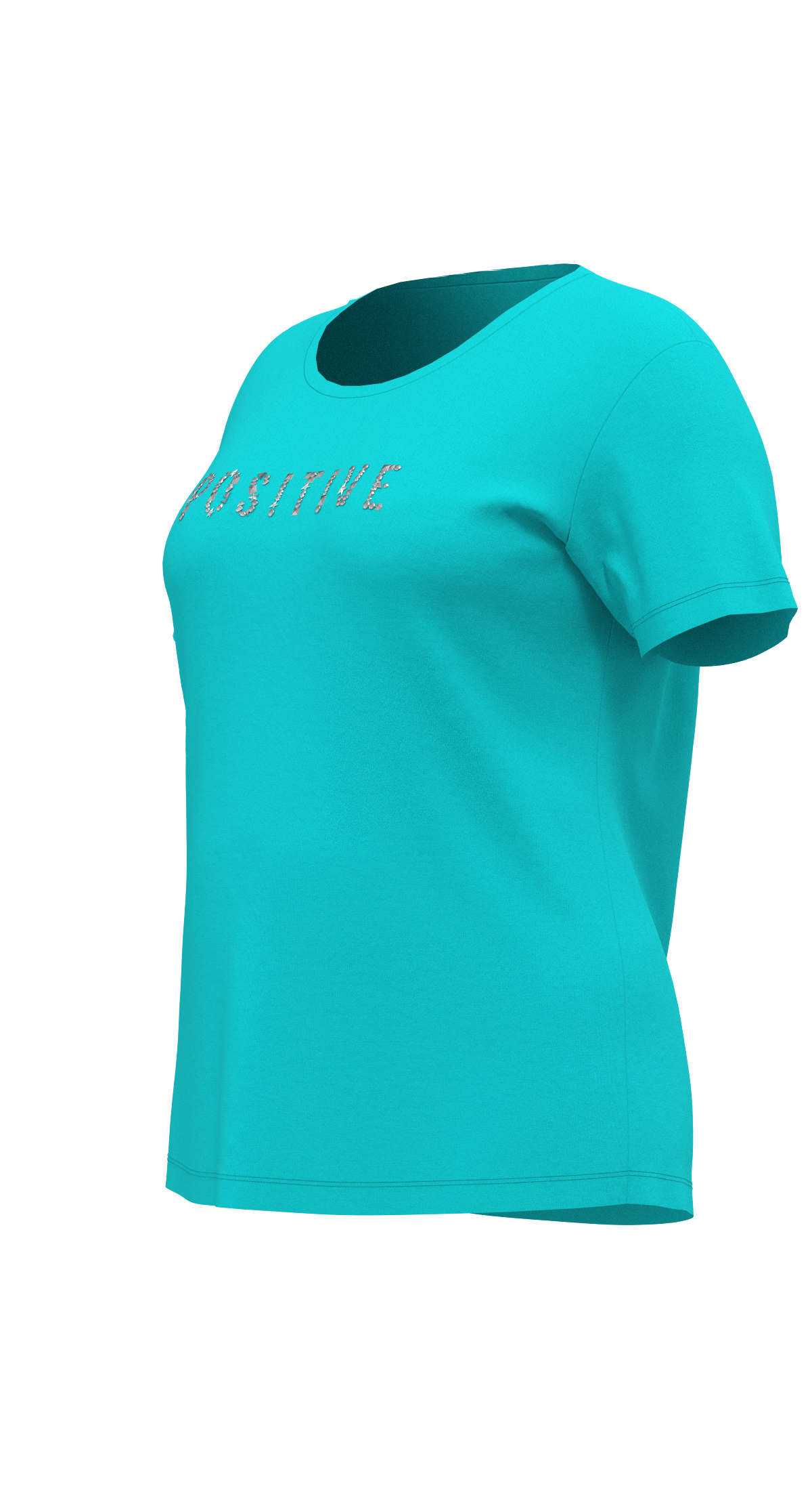 Kadın Fresh Büyük Beden Kadın Baskılı Tişört | 4068 - BİLCEE (1)