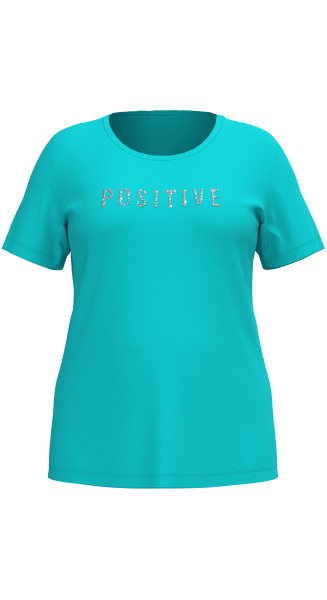 Kadın Fresh Büyük Beden Kadın Baskılı Tişört | 4068 