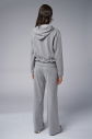 Kadın Gri Melanj Taş Baskılı Sweatshırt Pantolon Takım | 4043 - 9