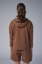 Kadın Kahverengi İnce Hafif İnce Kumaşlı Sweatshirt | 4168 - 4