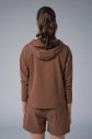 Kadın Kahverengi İnce Hafif İnce Kumaşlı Sweatshirt | 4168 - 4