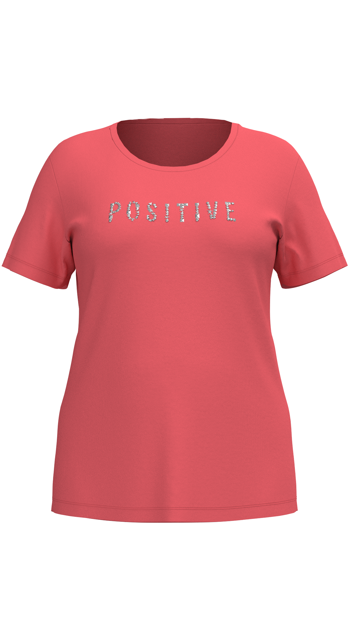 Kadın Kamelya Büyük Beden Kadın Baskılı Tişört | 4068 - BİLCEE