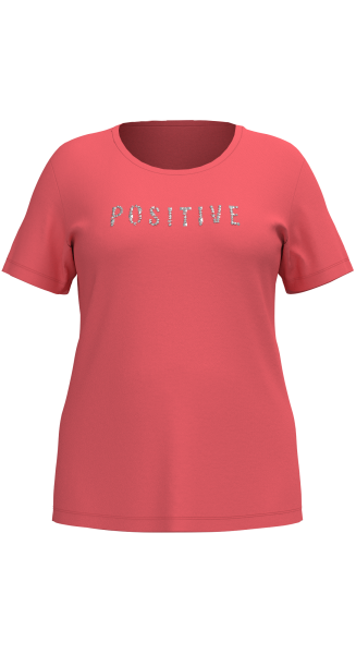 Kadın Kamelya Büyük Beden Kadın Baskılı Tişört | 4068 