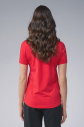 Kadın Kırmızı Baskılı Tişört | 4071 - 2