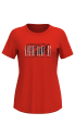 Kadın Kırmızı Baskılı Tişört | 4071 - 8