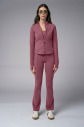 Kadın Koyu Pembe Slim Fit Sporcu Ceketi 4187 - 3