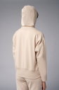 Kadın Krem Beyaz Kapüşonlu 3'lü Eşofman Takımı | 4006 - 6