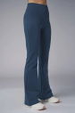 Kadın Lacivert Yüksek Bel Flare Pamuklu Pantolon | 9911 - 5