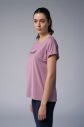 Kadın Lila Taş Baskılı Tişört | 4079 - 3