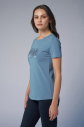 Kadın Mavi Baskılı Tişört | 4071 - 6