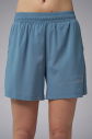 Kadın Mavi İnce Hafif İnce Kumaşlı Şort | 4169 - 1