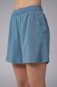 Kadın Mavi İnce Hafif İnce Kumaşlı Şort | 4169 - 3