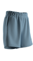 Kadın Mavi İnce Hafif İnce Kumaşlı Şort | 4169 - 7