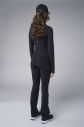 Kadın Siyah Slim Fit Sporcu Ceketi | 4187 - 6