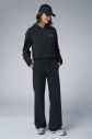 Kadın Siyah Taş Baskılı Sweatshırt Pantolon Takım | 4043 - 2
