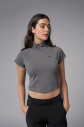 Kadın Stormy Kısa Kollu Yakalı Sörf Body | 4059 - 2