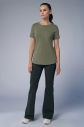 Kadın Yeşil Geometrik Droplu Tişört | 4176 - 9