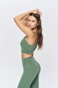 Kadın Yeşil Hafif Destekli Sporcu Sütyen Bra | 9777 - 7