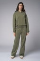 Kadın Yeşil Taş Baskılı Sweatshırt Pantolon Takım | 4043 - 2