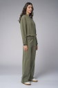 Kadın Yeşil Taş Baskılı Sweatshırt Pantolon Takım | 4043 - 8