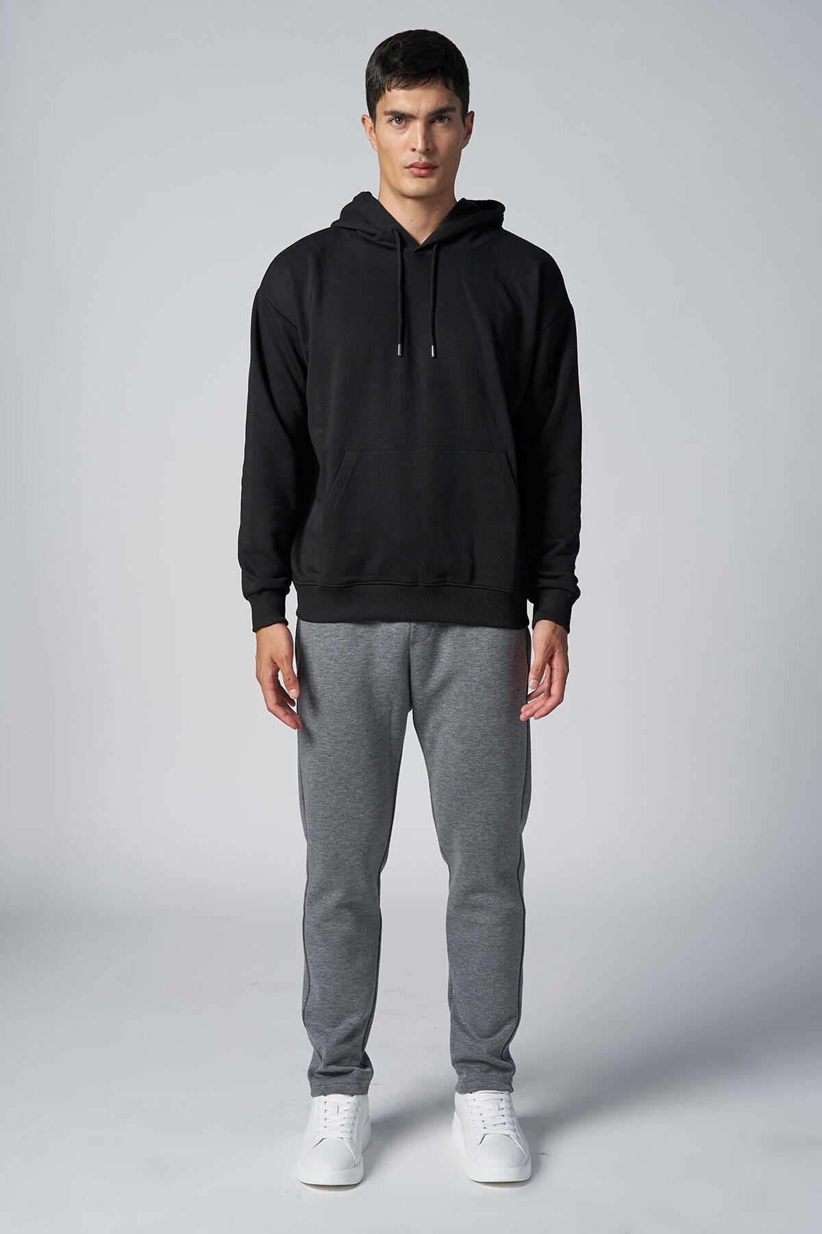 Peak Erkek Koyu Gri Cepli Eşofman Altı | 7026 - PEAK (1)