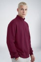 Peak Erkek Bordo Oversize Fermuarlı Yaka Sweatshirt | 7021 - 1
