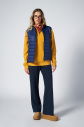 Peak Unısex Koyu Sarı Oversize Fermuarlı Yaka Sweatshirt | 7021 - 5