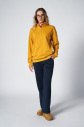 Peak Unısex Koyu Sarı Oversize Fermuarlı Yaka Sweatshirt | 7021 - 8