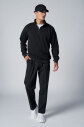 Peak Erkek Siyah Oversize Fermuarlı Yaka Sweatshirt | 7021 - 8