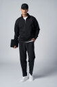 Peak Erkek Siyah Oversize Fermuarlı Yaka Sweatshirt | 7021 - 10