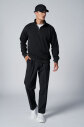 Peak Erkek Siyah Oversize Fermuarlı Yaka Sweatshirt | 7021 - 8